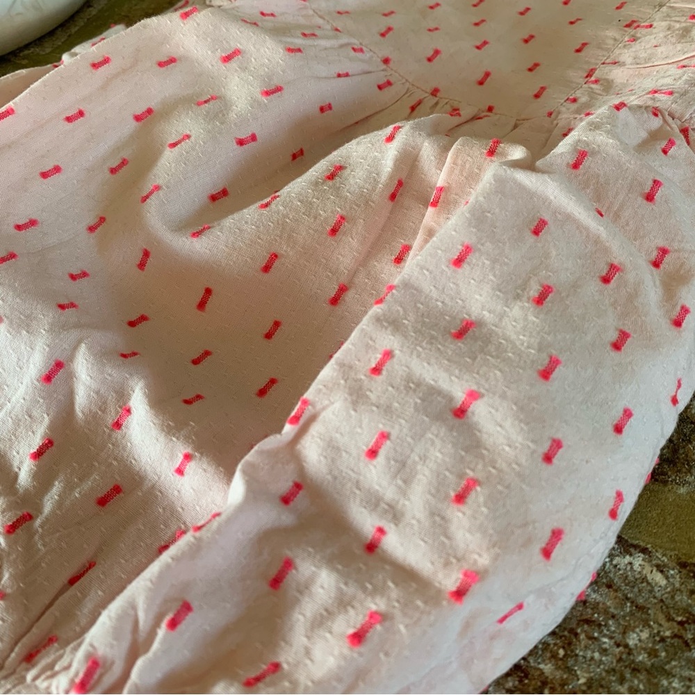 GAP | Pink Ruffled Romper | 0-3 Months - Picture 2 of 8